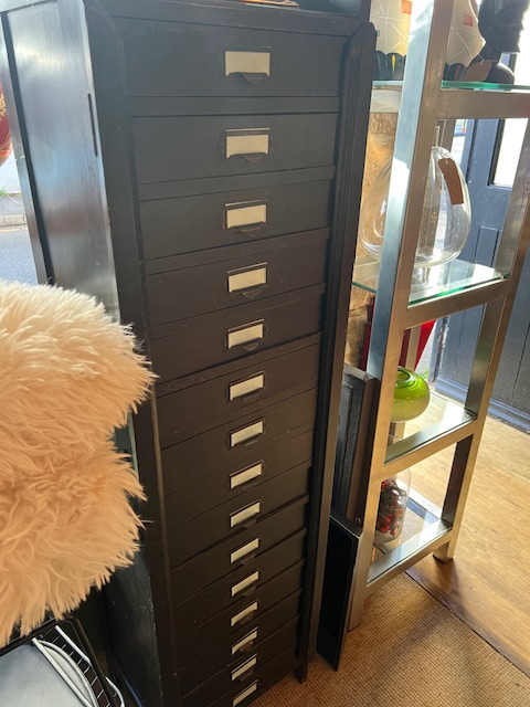 Black Wellington Chest of Drawers