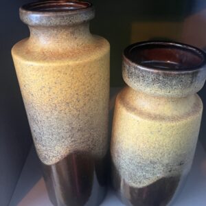 A pair of West German Pottery Ceramic Vases