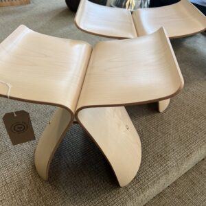 Vitra Butterfly Stools designed by Sori Yanagi