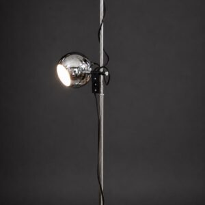70s Mid Century Chrome Herda Eyeball Floor Lamp
