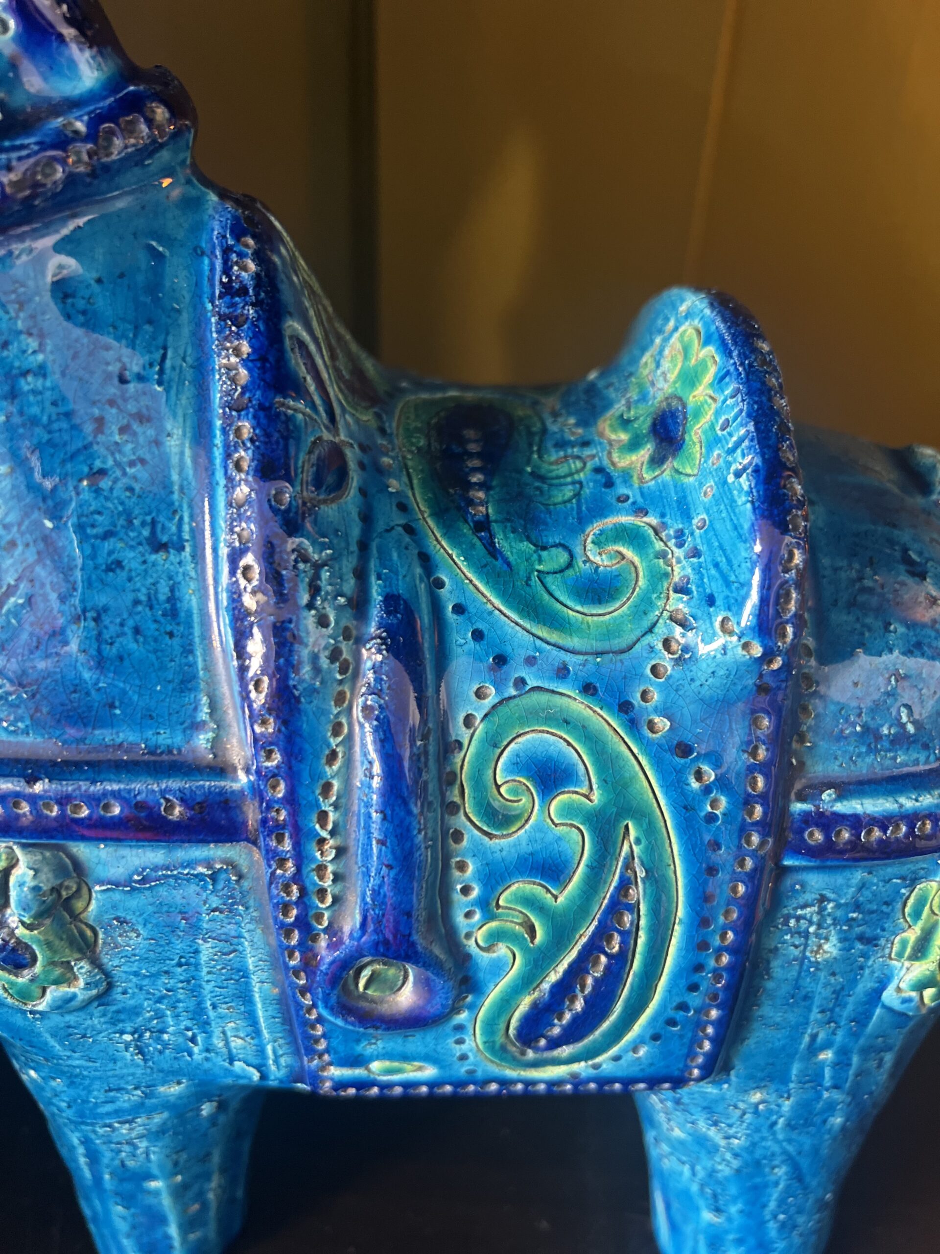 Bitossi Rimini Blu (Blue) Horse – Aldo Londi, Italy - Image 4