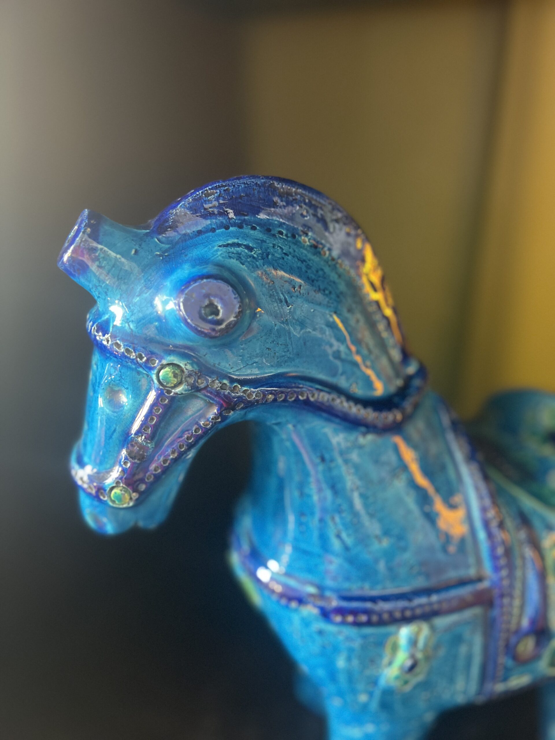 Bitossi Rimini Blu (Blue) Horse – Aldo Londi, Italy - Image 5