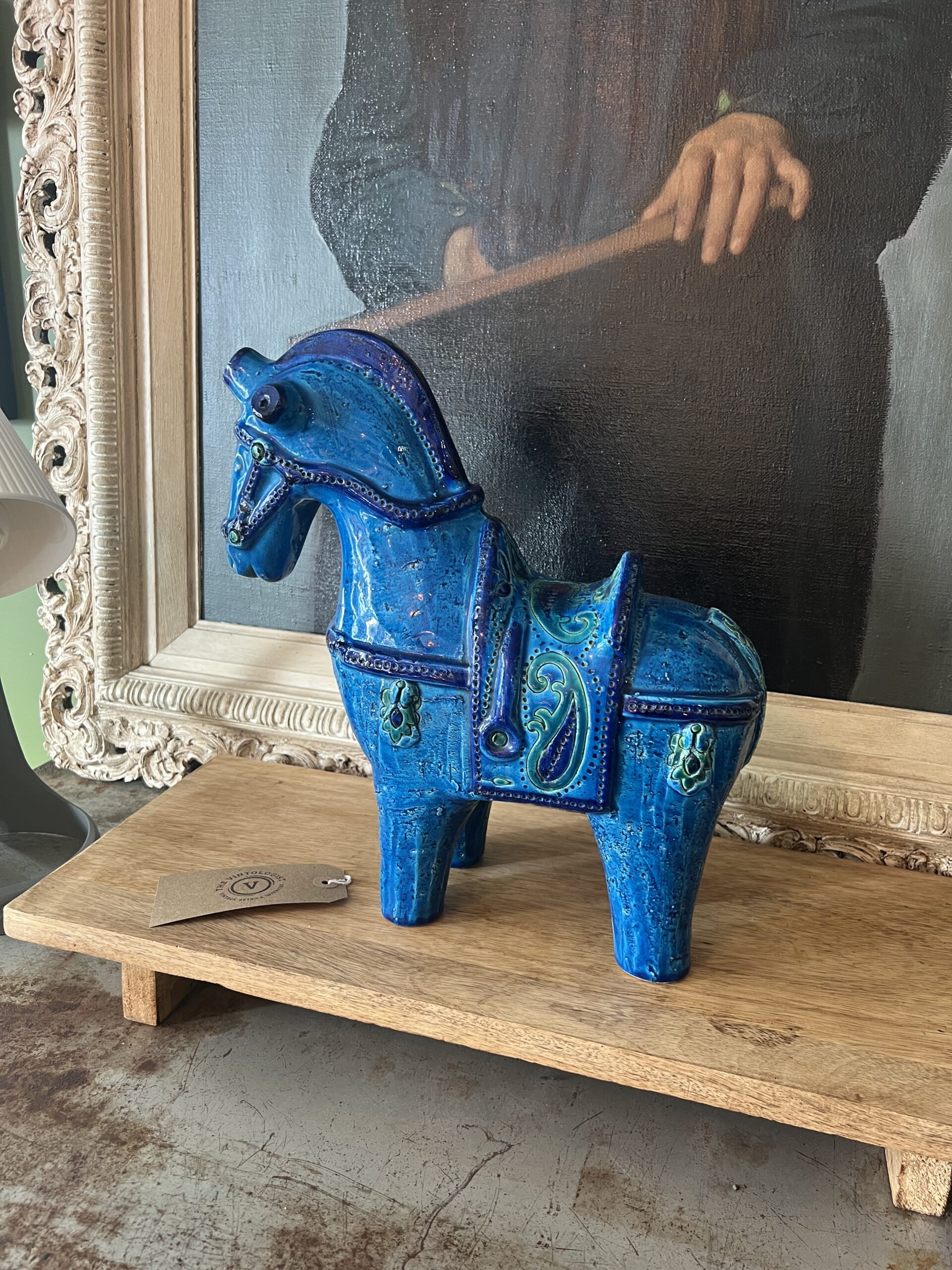 Bitossi Rimini Blu (Blue) Horse – Aldo Londi, Italy - Image 8